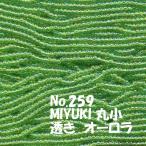 Yahoo! Yahoo!ショッピング(ヤフー ショッピング)MIYUKI 丸小 糸通しビーズ ms259　透きオーロラ 黄緑