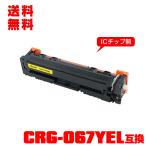  экспресс доставка курьером бесплатный CRG-067YEL одиночный товар Canon принтер для сменный тонер ( универсальный ) тонер-картридж (CRG-067 CRG-067H CRG-067Y CRG-067HY CRG067)