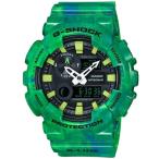 Yahoo! Yahoo!ショッピング(ヤフー ショッピング)G-SHOCK G-LIDE'16 混色成型技術の鮮やかなマーブルパターン グリーン グレー GAX-100MB-3AJF