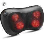 ショッピングマッサージクッション マッサージクッション 首 腰マッサージ 温熱付き 肩こりマッサージピロー 背中 マッサージ器 太もも かたこり タイマー付き オフィス 家庭用 肩 プレゼント