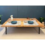 ローテーブル 長方形 120cm 70cm スギ 折りたたみ脚 / 栄町工房 木製 完成品 新生活 シンプル 定番 人気 お洒落 北欧 カフェ 海外 外国 和風