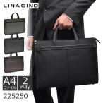 ビジネスバッグ メンズ ビジネスバック リクルートバッグ シンプル 黒 ブラック A4 2way LINA GINO リナジーノ プレゼント 出張 旅行 爆買
