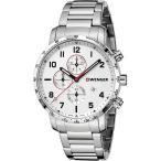 腕時計 メンズ WENGER ウェンガー ATTITUDE CHRONO ステンレス製ブレスレット シルバー 文字盤カラーシルバー アナログ クォーツ 01.1543.110