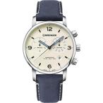 腕時計 メンズ WENGER ウェンガー URBAN METROPORITAN CHRONO レザー バンドカラーブルー 文字盤カラーオフホワイト アナログ クォーツ 01.1743.119