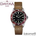DAVOSA ダボサ【Ternos sixties】【バーガンディ】アルミニウムベゼル ヴィンテージ ドーム型プレキシガラス 自動巻き  メンズ 腕時計【161.525.65】国内正規品