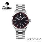 国内正規品　チュチマTUTIMA　ドイツ製　ドイツ・グラスヒュッテ　FLIEGER　ステンレスケース　自動巻　10気圧防水　6105-02
