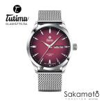 国内正規品　チュチマTUTIMA　ドイツ製　ドイツ・グラスヒュッテ　Flieger Sky　ステンレスケース　自動巻　10気圧防水　6105-26