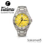 国内正規品　チュチマTUTIMA　ドイツ製　ドイツ・グラスヒュッテ　チタンケース　自動巻　50気圧防水　6151-10