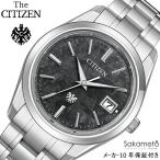 国内正規品　CITIZEN シチズン　THE CITIZEN　ザ・シチズン　フェザーパターン文字盤　高精度エコ・ドライブ　チタン　腕時計　ウォッチ　メンズ　AQ4100-57E