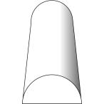  половина иен 1.0 x 0.5 x 350 mm : Evergreen pra материал non шкала 240