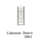 D＆RGW　カブースドア（CABOOSE DOORS ）　：グラントライン　未塗装キット　HO(1/87）　5063