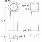 Yahoo! Yahoo!ショッピング(ヤフー ショッピング)ハンドレールノブ　高さ1.7mm　0.4mm線用　6個入り　：さかつう　ディテールアップ　ノンスケール　5004