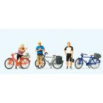 スポーツウェアを着たサイクリスト（2）　自転車ツーリング　：プライザー　塗装済完成品　HO(1/87)　10644