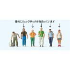 リュックサックを持っている旅行者　：プライザー　塗装済完成品　HO(1/87)　10725