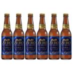 アサヒ ゼロ 334ml 小瓶 6本セット ノンアルコールビール 送料無料 北海道 沖縄は送料1000円 クール便は800円加算 ビール 瓶ビールセット
