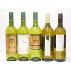 ワインセット セレクションセレクト 白ワイン 5本セット ( フランスワイン 3本 イタリアワイン 2本)計750ml×5本