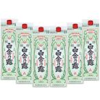 白金乃露　芋焼酎　25度　1800mlパック　1ケース(6本)