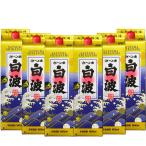  бесплатная доставка Shiranami potato shochu 25 раз 1800ml упаковка 1 кейс (6шт.@)( Tohoku. доставка отдельно необходимо )