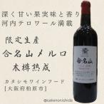 【限定生産】大阪府柏原市カタシモワインフード キングセルビー 合名山 メルロ 720ml　赤・フルボディ・辛口 [国産ワイン]