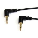 StarTech MU6MMS2RA тонкий 3.5mm стерео Mini штекер аудио кабель (1.8m* обе край L type * мужской / мужской )