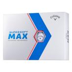 ショッピングゴルフボール SUPERSOFT(スーパーソフト) MAX ゴルフボール 2023年モデル ホワイト 1ダース(12個入り) キャロウェイ 日本正規品