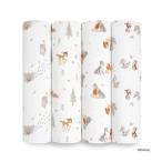 aden + anais エイデンアンドアネイ スワドルディズニー+フレンズ 4枚 SWADAEDESWC40029DI