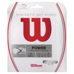 硬式テニス用 ガット SYNTHETIC GUT POWER16 ナチュラル 1.30mm WRZ945100 ウィルソン
