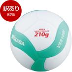  выставленный товар MIKASA VS210W-W-G Smile волейбол тренировка лампочка масса 4 номер белый / зеленый outlet 