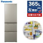 ショッピング冷蔵庫 冷蔵庫 365L 二人暮らし 収納 パナソニック Panasonic NR-C374CL-N グレイスゴールド 左開き