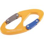 UM-1869 aluminium аксессуары двойной kalabina( желтый ) CAPTAIN STAG