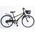 21Technology KD246 ブラック 子供用自転車（24インチ・6段変速） メーカー直送