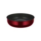 ショッピングIH対応 THERMOS KVD-028D-DR デュラブルシリーズ取っ手のとれる炒め鍋KVD IH対応