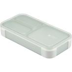 CB JAPAN 薄型弁当箱 抗菌フードマン 400 ライトグレー