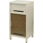 MOJYU PBX-027 宅配ボックス付ポスト Lauro(ラウロ) (アイボリー)