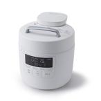 ショッピング電気圧力鍋 SP-2DM251(W) ホワイト おうちシェフPRO 電気圧力鍋 (2.4L・1〜3人用) siroca