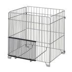 ファンヒーターガード アイリスオーヤマ FTE-580N シルバー メーカー直送