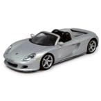 ホンウェル ポルシェ カレラ GT シルバー オープントップ 1/43 キッズ こども 誕生日プレゼント 玩具 ギフト