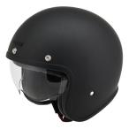 デイトナ D61082 DN007PJジェットヘルメットMBK/M バイク用 SG規格 スモールジェット シールド / スピーカーホール 装備 マットブラック Mサイズ(57-58cm)