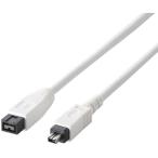 FireWire кабель ELECOM Elecom IE-941WH IEEE1394 кабель 9 булавка -4 булавка 1.0m белый 