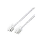  modular кабель ELECOM Elecom MJ-T2WH коготь поломка предотвращение 6 высшее 4 сердцевина 2.0m белый 