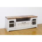 カントリー 家具 テレビ台 TV台 テレビボード ローボード 幅105 おしゃれ 北欧 フレンチカントリー 木製 収納 扉付き ガラス扉