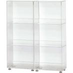 アクリル ラック 3段 2個セット コミックラック 収納 魅せる 透明 おしゃれ ディスプレイ 本棚 マンガ 漫画 リビング 完成品