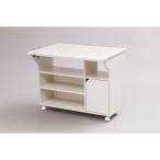 扉付きキッチンワゴン アイリスオーヤマ オフホワイト アイリスオーヤマ TKW-90 メーカー直送