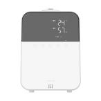 ショッピングアロマ加湿器 加湿器 ハイブリッド式 大容量 アイリスオーヤマ 4.5L 木造和室6畳 プレハブ洋室10畳 アロマ リモコン コンパクト HDK-35-W ホワイト IRIS OHYAMA メーカー直送