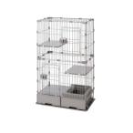  Iris o-yamaPTC-752 светло-серый туалет есть тонкий кошка клетка производитель прямая поставка 