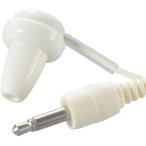 オーム電機 EAR-1201 モノラルイヤホン ラジオ用 φ3.5 1m ホワイト
