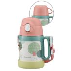 ショッピングストロー ピーコック ASK-W41 MR モリ 水筒 (ストロー飲み400ml / コップ飲み360ml)