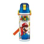 スケーター スーパーマリオ SDC6N 子供用 ステンレス 直飲み 水筒 (580ml 子供に優しい軽量タイプ)