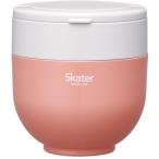 スケーター LDNO6AG テラコッタオレンジ 保温 保冷 丼ぶり ランチジャー 540ml 折りたたみハンドル付 抗菌