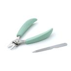 ショッピング爪切り アイメディア 1009914 巻き爪も切りやすいニッパー爪切り ヤスリ付